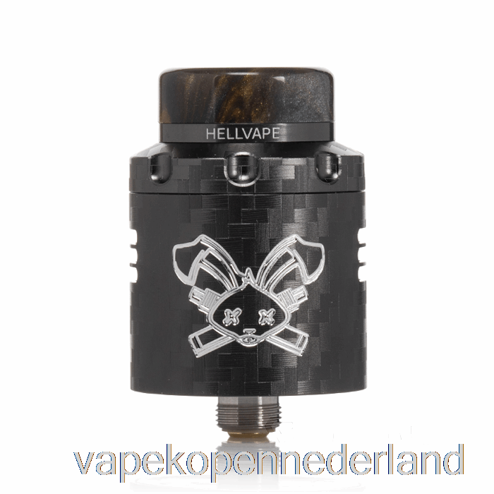 Vape Nederland Hellvape Dead Konijn V3 24mm Rda Gunmetal Koolstofvezel